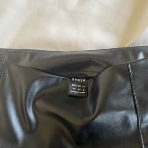 Shein Leather Skirt XS & S
